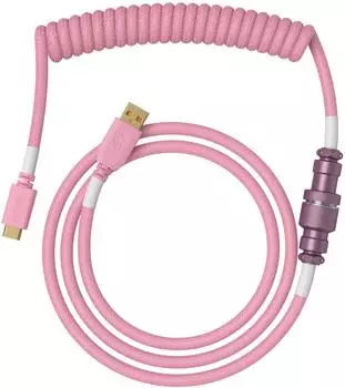 Glorious Gaming Coiled Cable Prism Pink USB-C auf USB-A, 1,37m (GLO-CBL-COIL-PP)