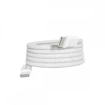 4smarts RollUp magnetisches USB-C Kabel 1,5m, wei&szlig; (541012)