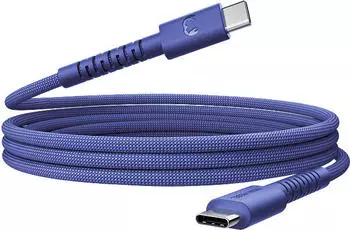 Fresh 'n Rebel FlexWave USB-C to USB-C 100W 2m True Blue