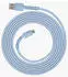 Fresh 'n Rebel FlexWave USB-C to USB-C 100W 2m Vivid Blue