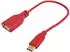 Hama Flexi-Slim OTG Adapterkabel USB-C auf USB-A, USB 2.0, 0,15m (00200640)