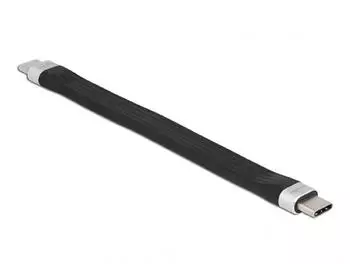 DeLock USB 3.2 Gen 2 FPC Flachbandkabel USB-C zu USB-C 13,5cm (85770)