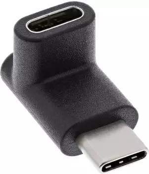 InLine USB 3.1 Adapter Typ-C Stecker auf C Buchse, oben/unten gewinkelt (Gen.2) (35807)