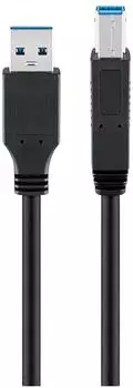 Goobay USB 3.0 Kabel 0,25m, schwarz (95721)