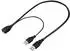 Renkforce USB-Kabel USB 3.0 USB-A Stecker auf USB-A Buchse, 0,50m, schwarz (RF-5719752)