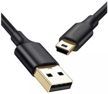 Ugreen US132 USB-A auf Mini-USB Kabel 480Mbit/s 3m schwarz (US132)