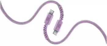 Cellular Line Flexi Braided Data Cable USB-C auf USB-C 100W 1,5m pink (61620)