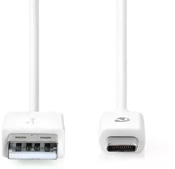 Nedis USB-C auf USB-C Kabel 3m, 60W, 480Mbps (CCGB60600WT30)