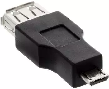 InLine Micro-USB OTG Adapter, Micro-B Stecker an USB-A Buchse (31608)
