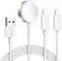 Joyroom 3-in-1 Kabel USB-A zu Lightning, magnetisch, 1,2m, weiß (S-IW007)