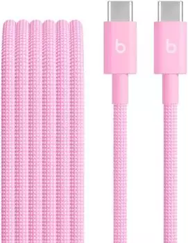 Apple USB-C auf USB-C Kabel, gewebt, neonpink, 1,5m (MK8P4ZM/A)