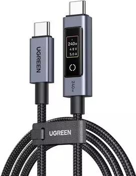 Ugreen Nexode USB-C auf USB-C Kabel 240W TFT-Display 1m (35415)