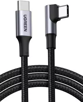 Ugreen USB-C auf USB-C Kabel 90° 100W PD 3.0 Nylon 3M (20583)