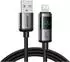 Joyroom S-A16 Pro Prism USB-A auf Lightning Kabel mit Display 3A 1,2m, schwarz (S-A16 Pro)