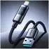Joyroom S-A16 Pro Prism USB-A auf Lightning Kabel mit Display 3A 1,2m, schwarz (S-A16 Pro)