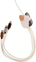 Lazerbuilt Ladekabel 3 in 1 Squishmallows - Cam 1,2m
