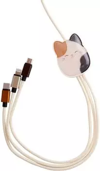 Lazerbuilt Squishmallows Cam Ladekabel 3-in-1 1,2m (CBSQM-3IN1-CAM)