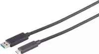 S/CONN maximum connectivity Optisches USB-A Anschlusskabel, USB-C, 3.2, 10G, 30m