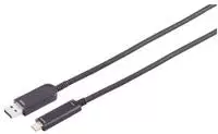 S/CONN maximum connectivity Optisches USB-A Anschlusskabel, USB-C, 3.2, 10G, 10m