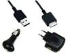 Kit USB Datenkabel / Ladekabel + KFZ-Ladegerät + Netzteil für Sony MP3/MP4...