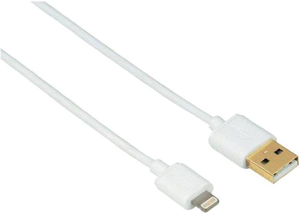 Hama Lightning USB Sync-Kabel 1,5m weiß