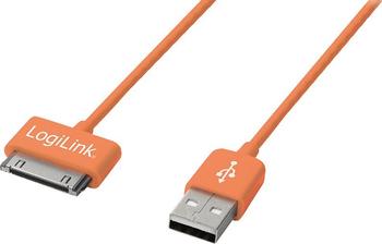 LogiLink Daten- & Ladekabel für iPhone, iPad & iPod orange