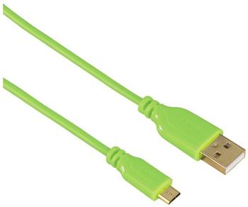 Hama Micro-USB-Kabel "Flexi-Slim" 0,75m grün