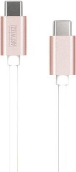 Artwizz USB-C Kabel zu USB-C männlich (1m) rose gold
