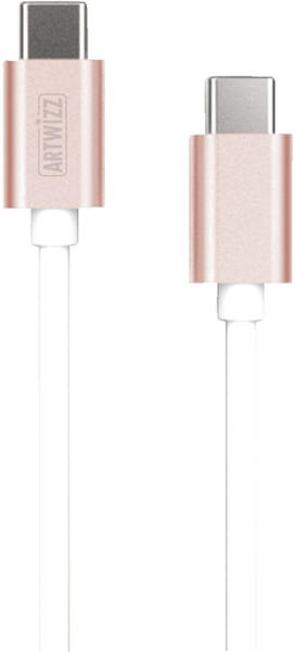 Artwizz USB-C Kabel zu USB-C männlich (2m) rose gold