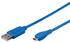 Goobay micro-USB Sync-/Ladekabel (1m) blau