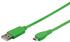 Goobay micro-USB Sync-/Ladekabel (1m) grün