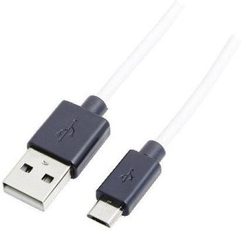 LogiLink USB zu micro-USB "Style" Kabel (1,8m) weiß