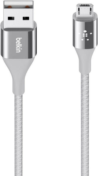 Belkin Mixit DuraTek micro-USB to USB Kabel (1,2m) silber