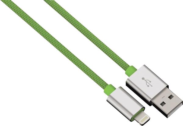 Hama Lightning Kabel Color Line 0,5m grün