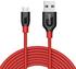 Anker PowerLine+ micro-USB Kabel 3m rot