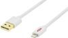 Ednet Lightning-USB Daten-/Ladekabel 3,0m (31035)