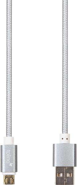 Tolino easy2connect USB-C 1,0m silber