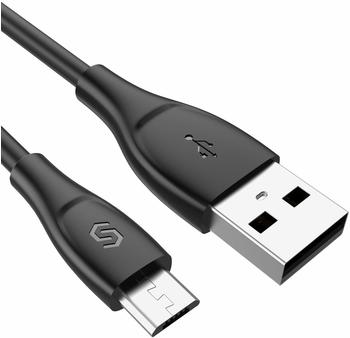 Syncwire UNBREAKcable Serie USB Kabel 2,4A High Speed Android 3m schwarz