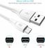 Syncwire UNBREAKcable Serie USB Kabel 2,4A High Speed Android 2m weiß
