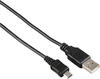 Hama Ladekabel 173891, schwarz, USB A auf Micro USB, 1m