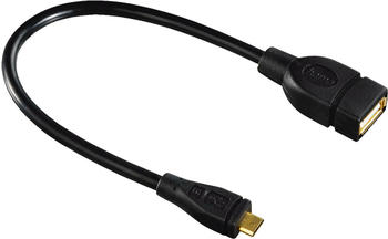Hama Micro-B USB OTG-kabel 0,15m