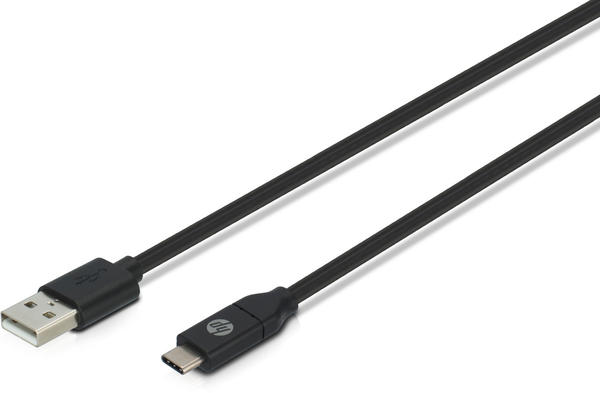HP USB-A auf USB-C Kabel 1,0m schwarz