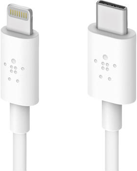 Belkin BOOST CHARGE USB-C-Kabel mit Lightning Connector 1,2m weiß
