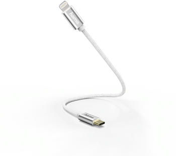 Hama USB-C - Lightning Kabel 0,2m weiß