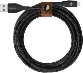 Belkin DuraTek Plus Lightning-/USB-A Kabel 1,2m schwarz