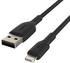 Belkin BOOST CHARGE Lightning/USB-A-Kabel (2m, Schwarz)