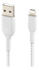 Belkin BOOST CHARGE Lightning/USB-A-Kabel Geflochten (2m, Weiß)