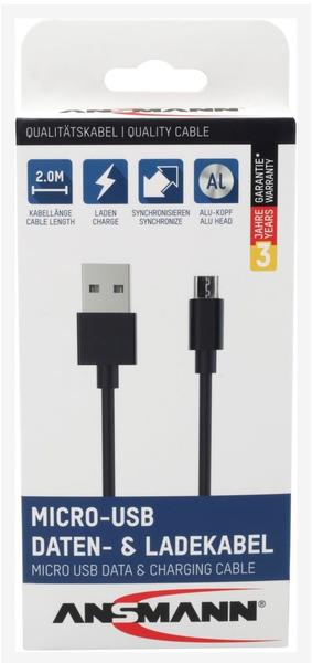 Ansmann USB auf Micro-USB Kabel 200 cm