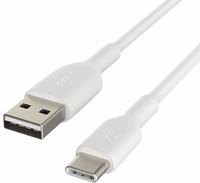 Belkin BOOST CHARGE - USB-Kabel - 24 pin USB-C (M) - zu USB (M) - 15 cm - wei&szlig;