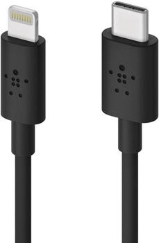 Belkin BOOST CHARGE USB-C-Kabel mit Lightning Connector 1,2m schwarz